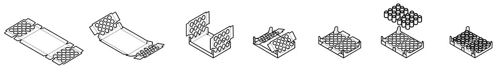 Tray Process Illustrations