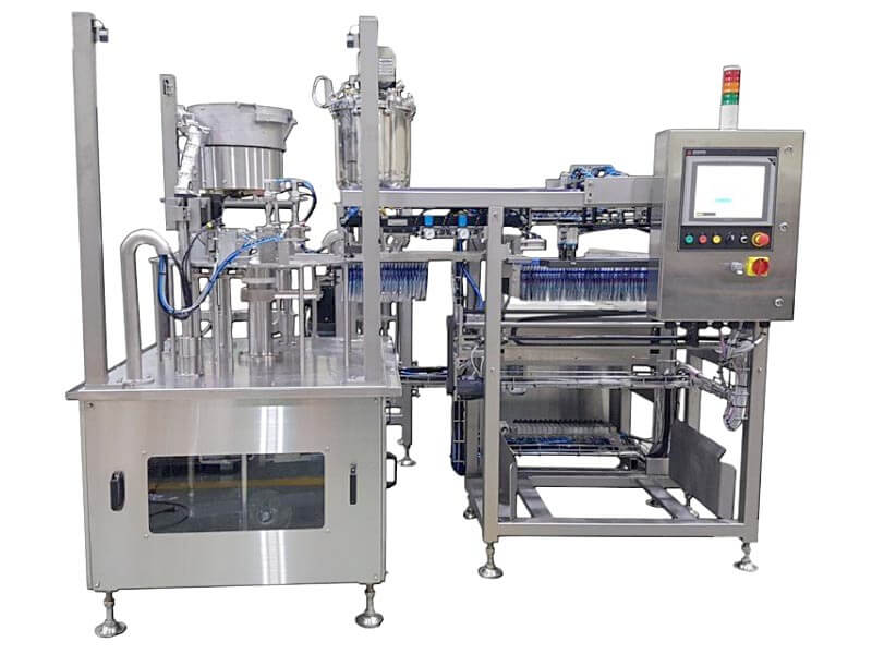 rotary center spout pouch machine